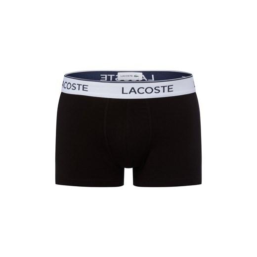 Lacoste Spodnie w 3-paku Mężczyźni czarny jednolity ze sklepu vangraaf w kategorii Majtki męskie - zdjęcie 187554324