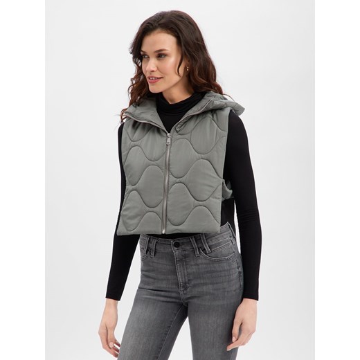 Opus Damska pikowana kamizelka - Arauti flow Kobiety Sztuczne włókno trzcinowy jednolity ze sklepu vangraaf w kategorii Kamizelki damskie - zdjęcie 187554343