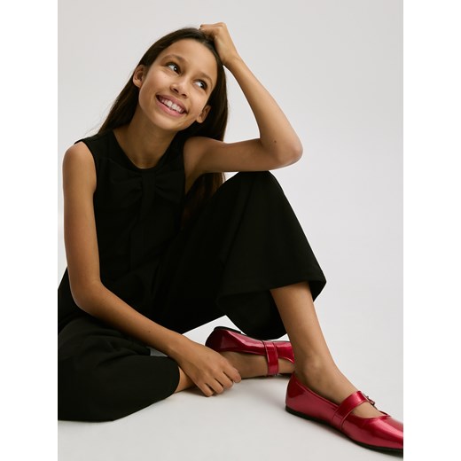 Reserved - Kombinezon z kokardą - czarny ze sklepu Reserved w kategorii Kombinezony dziewczęce - zdjęcie 187554843