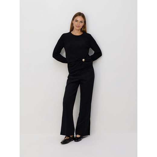 Reserved - Sweter z detalem - czarny ze sklepu Reserved w kategorii Bluzki damskie - zdjęcie 187554853