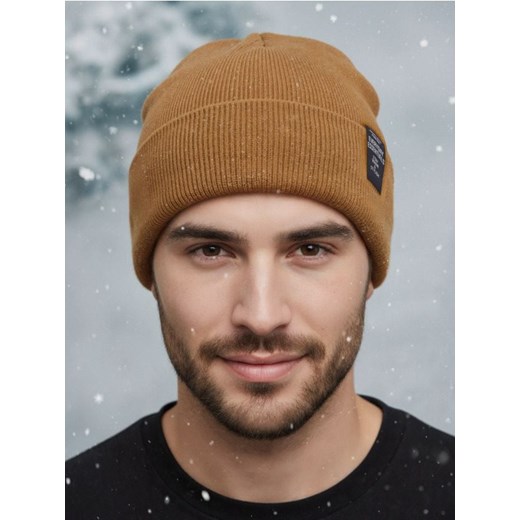 Sinsay - Czapka beanie - beżowy ze sklepu Sinsay w kategorii Czapki zimowe męskie - zdjęcie 187555702