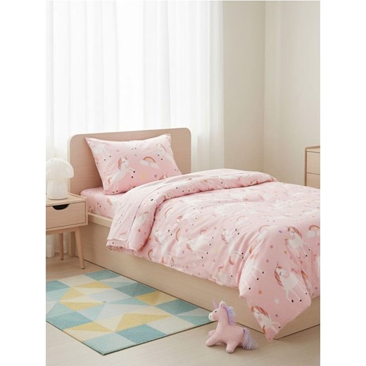 Sinsay - Komplet pościeli 140x200 - różowy ze sklepu Sinsay w kategorii Pościele - zdjęcie 187555704