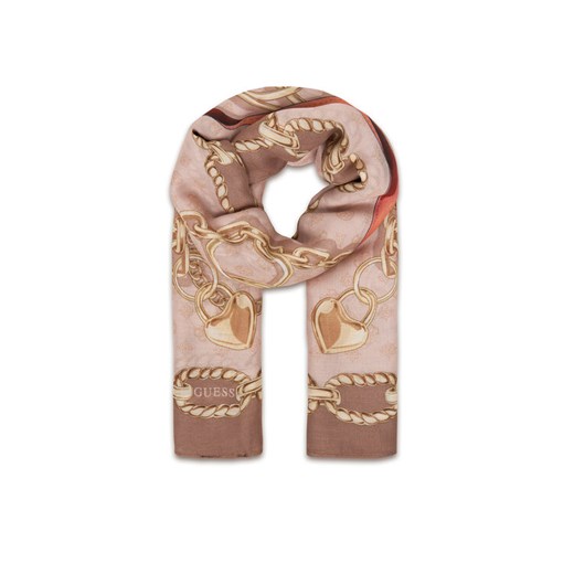 Chusta Guess AW5462 MOD03 Beżowy ze sklepu eobuwie.pl w kategorii Szaliki i chusty damskie - zdjęcie 187555850