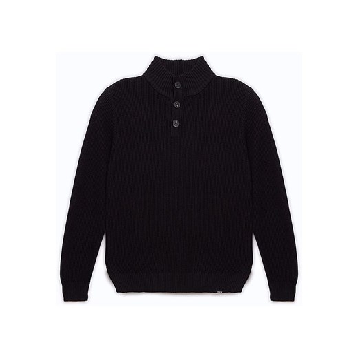 BIG STAR Sweter &quot;Neroni&quot; w kolorze czarnym M wyprzedaż Limango Polska