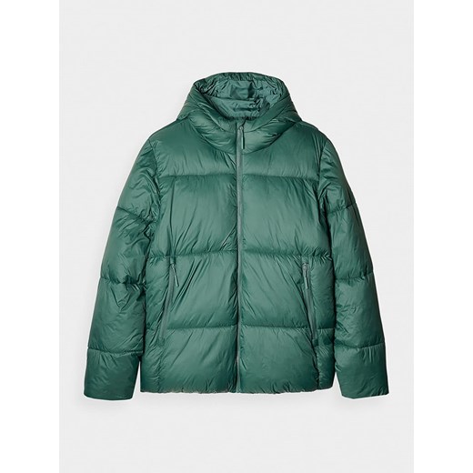 4F Kurtka pikowana w kolorze zielonym ze sklepu Limango Polska w kategorii Kurtki męskie - zdjęcie 187556292