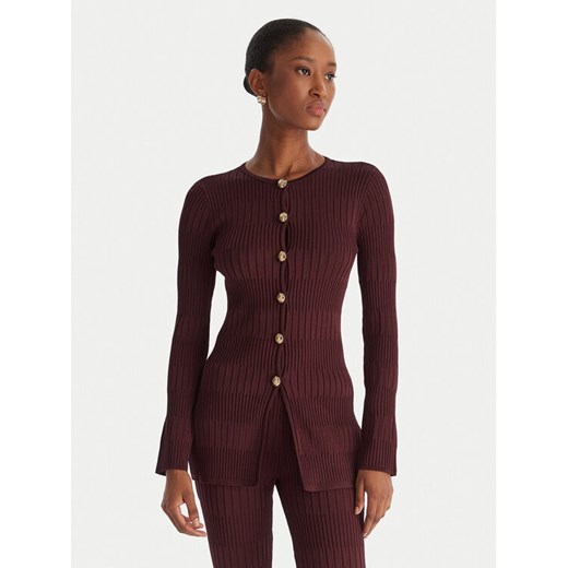 Marciano Guess Kardigan 5YGR33 5881Z Bordowy Slim Fit ze sklepu MODIVO w kategorii Swetry damskie - zdjęcie 187556872
