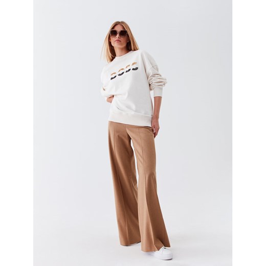 Boss Bluza 50485251 Beżowy Oversize ze sklepu MODIVO w kategorii Bluzy damskie - zdjęcie 187556874