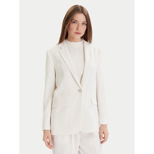 Boss Marynarka Jocaluah 50490053 Écru Regular Fit ze sklepu MODIVO w kategorii Marynarki damskie - zdjęcie 187556890