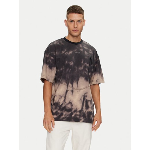 Hugo T-Shirt Doforesto 50516681 Brązowy Oversize ze sklepu MODIVO w kategorii T-shirty męskie - zdjęcie 187556892