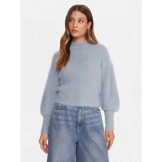Guess Sweter W4BR25 Z3BH0 Niebieski Regular Fit ze sklepu MODIVO w kategorii Swetry damskie - zdjęcie 187556894