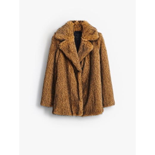 Mohito - Sztuczne futro oversize - brązowy ze sklepu Mohito w kategorii Futra damskie - zdjęcie 187557261