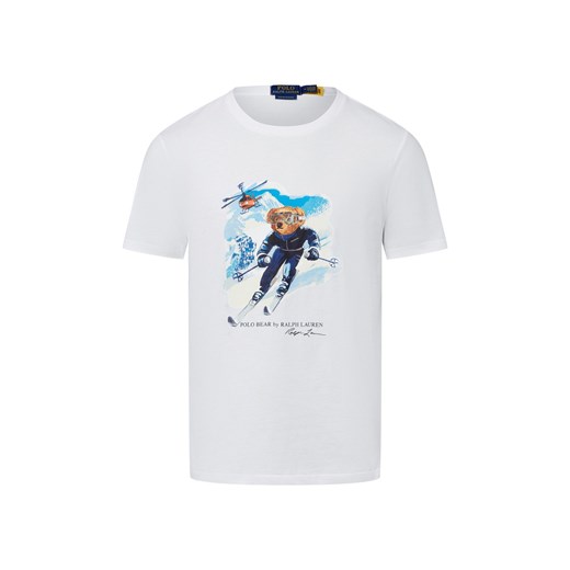 Polo Ralph Lauren Koszulka męska Mężczyźni Dżersej biały nadruk ze sklepu vangraaf w kategorii T-shirty męskie - zdjęcie 187557441