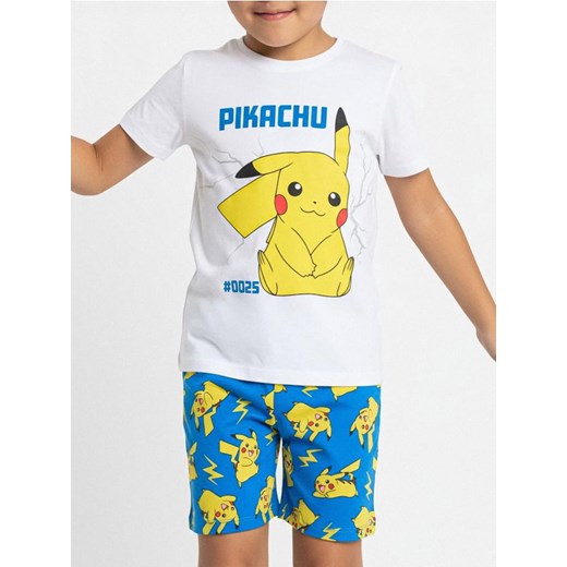 Sinsay - Bawełniana piżama dwuczęściowa Pokémon - biały ze sklepu Sinsay w kategorii Piżamy dziecięce - zdjęcie 187559283