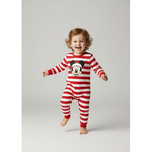 Sinsay - Śpiochy w paski Mickey Mouse - biały ze sklepu Sinsay w kategorii Piżamy dziecięce - zdjęcie 187559354