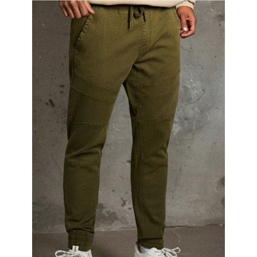 Sinsay - Spodnie jogger - khaki ze sklepu Sinsay w kategorii Spodnie męskie - zdjęcie 187559360