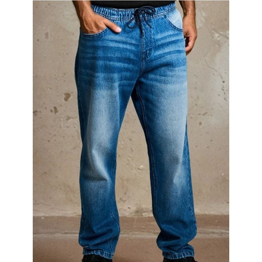 Sinsay - Jeansy loose fit - granatowy ze sklepu Sinsay w kategorii Jeansy męskie - zdjęcie 187559361