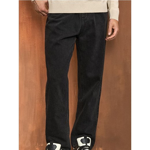 Sinsay - Jeansy loose fit - czarny ze sklepu Sinsay w kategorii Jeansy męskie - zdjęcie 187559362