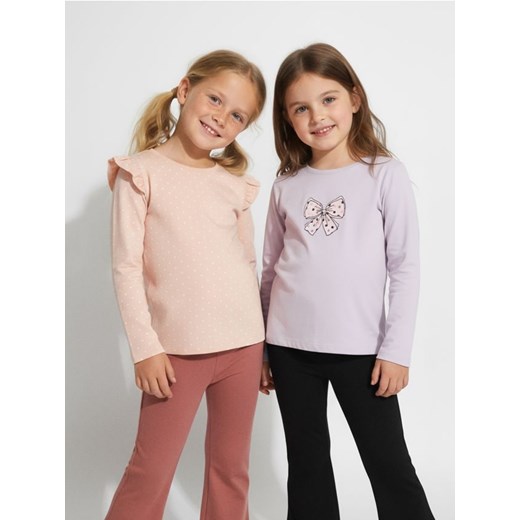 Sinsay - Koszulki z długimi rękawami 5 pack - wielobarwny ze sklepu Sinsay w kategorii Bluzki dziewczęce - zdjęcie 187559381