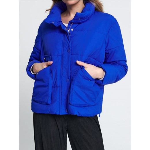 Sinsay - Pikowana kurtka puffer - niebieski ze sklepu Sinsay w kategorii Kurtki damskie - zdjęcie 187559504