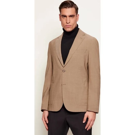 BOSS BLACK Wełniana marynarka P-Hanry-WG-253 | Slim Fit ze sklepu Gomez Fashion Store w kategorii Marynarki męskie - zdjęcie 187559753