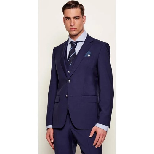 BOSS BLACK Wełniana marynarka H-Huge-S-MM-251 | Slim Fit ze sklepu Gomez Fashion Store w kategorii Marynarki męskie - zdjęcie 187559763