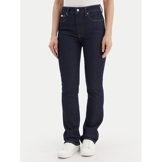 Calvin Klein Jeans Jeansy LV047D732G Granatowy Bootcut Fit ze sklepu MODIVO w kategorii Jeansy damskie - zdjęcie 187560700