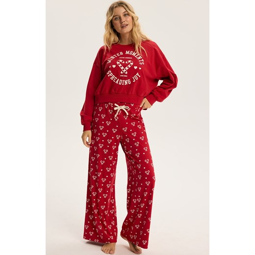 Esotiq świąteczna piżama damska Bloovii Berry 44002-33X, Kolor czerwony, Rozmiar L, BLOOVII ze sklepu Primodo w kategorii Piżamy damskie - zdjęcie 187560814
