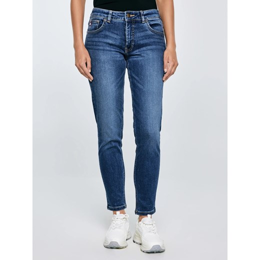 Jeansy damskie niebieskie Maggie 356 ze sklepu Big Star w kategorii Jeansy damskie - zdjęcie 187560870