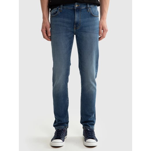 Jeansy męskie dopasowane niebieskie Ronan 397 ze sklepu Big Star w kategorii Jeansy męskie - zdjęcie 187560890