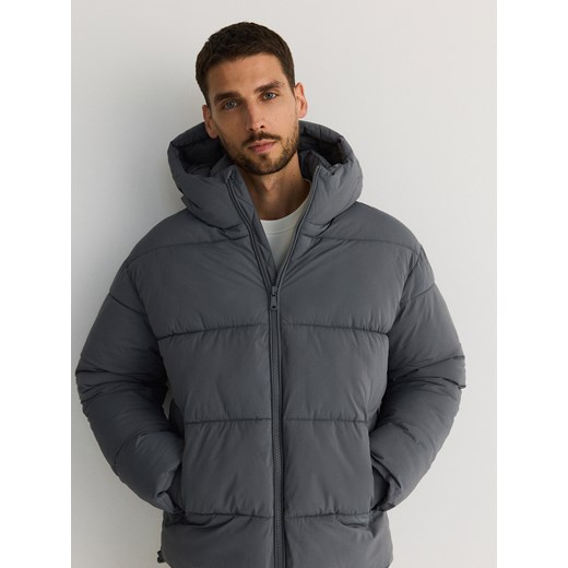 Reserved - Kurtka z kapturem - ciemnoszary ze sklepu Reserved w kategorii Kurtki męskie - zdjęcie 187561323