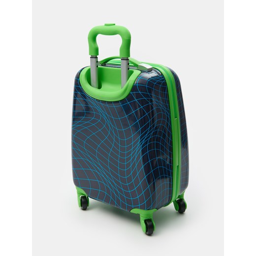 Sinsay - Walizka na kółkach - granatowy Sinsay One Size Sinsay