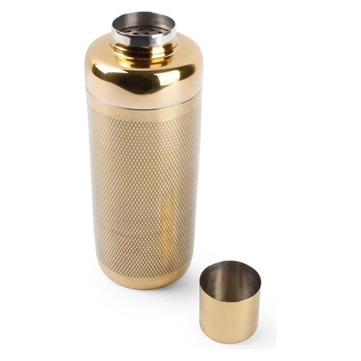 Salt and Pepper Shaker do koktajli &quot;Diamond Bar&quot; w kolorze złotym - 22 x Ø 7 cm ze sklepu Limango Polska w kategorii Naczynia - zdjęcie 187562003