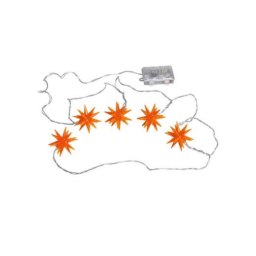 Hollybell Łańcuch świetlny LED w kolorze pomarańczowym - Ø 6 cm ze sklepu Limango Polska w kategorii Oświetlenie - zdjęcie 187562283