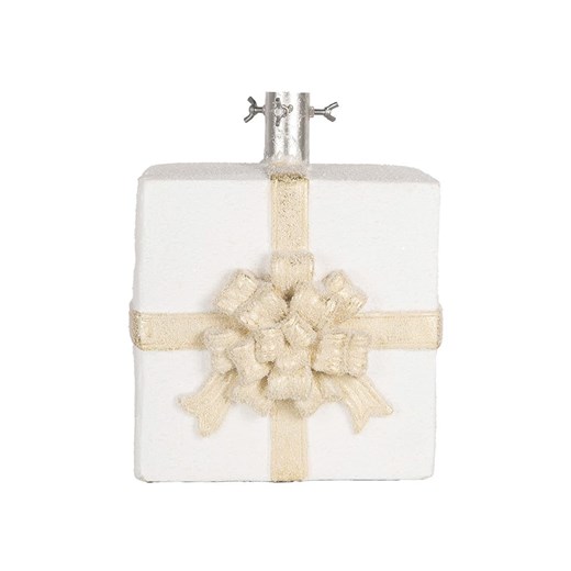 Clayre &amp; Eef Stojak w kolorze biało-beżowym na choinkę - 26 x 24 x 33 cm ze sklepu Limango Polska w kategorii Dekoracje bożonarodzeniowe - zdjęcie 187562362