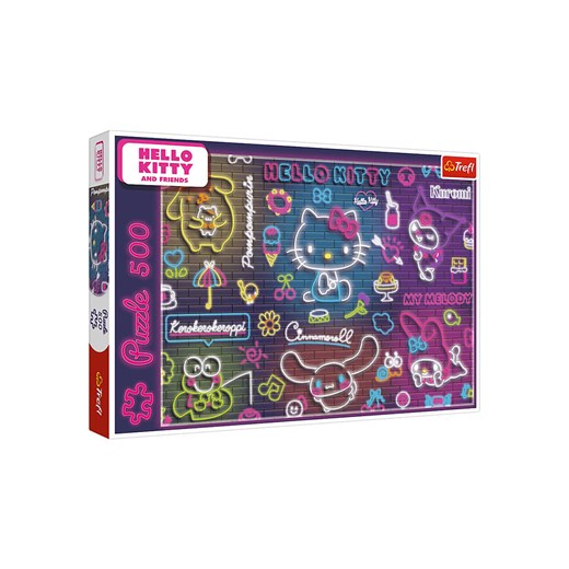 Trefl 500-częściowe puzzle &quot;Neon Hello Kitty&quot; - 10+ ze sklepu Limango Polska w kategorii Puzzle - zdjęcie 187562473