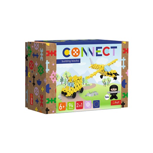 Trefl Zabawka konstrukcyjna &quot;CONNECT S - samolot/samochód&quot; - 5+ ze sklepu Limango Polska w kategorii Zabawki - zdjęcie 187562481