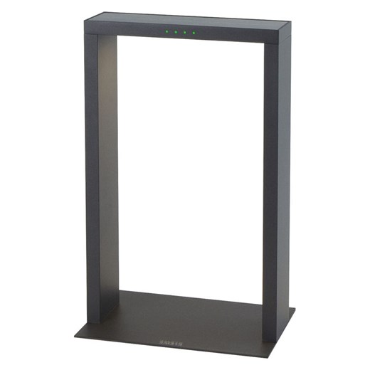 lumisky Solarna lampa zewnętrzna LED &quot;Axis Mini&quot; w kolorze czarnym - 24,5 x 40 x 18 cm ze sklepu Limango Polska w kategorii Oświetlenie - zdjęcie 187563032