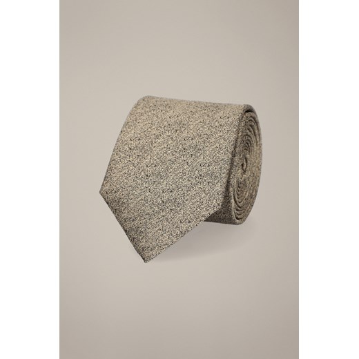 Krawat Beżowy Wzór ze sklepu Lancerto S.A. w kategorii Krawaty - zdjęcie 187563604