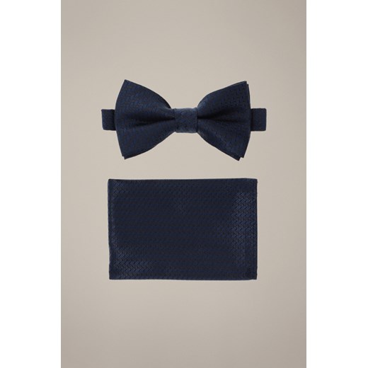 Mucha Granatowa Plus Poszetka Wzór ze sklepu Lancerto S.A. w kategorii Muchy - zdjęcie 187563612