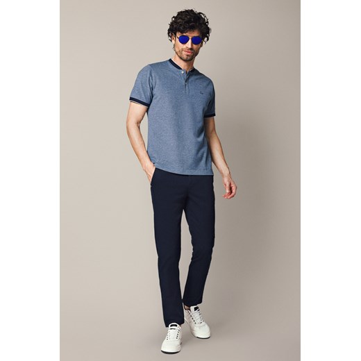 Spodnie Granatowe Chino z Bawełną Monaco ze sklepu Lancerto S.A. w kategorii Spodnie męskie - zdjęcie 187563650