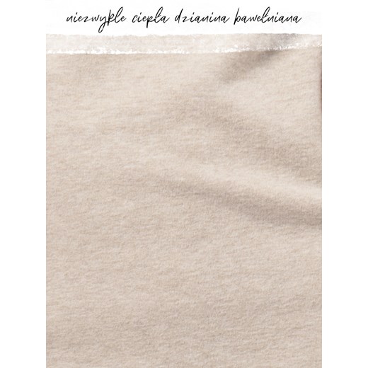 Legginsy Hot Touch z wąską gumką w pasie - S beżowy ze sklepu PH KEY Sp. z o.o.  w kategorii Spodnie damskie - zdjęcie 187563852