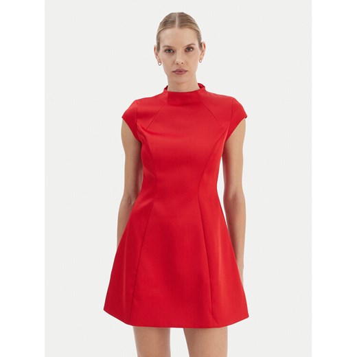 Bardot Sukienka koktajlowa Delphi 59329DB2 Czerwony Slim Fit ze sklepu MODIVO w kategorii Sukienki - zdjęcie 187565312