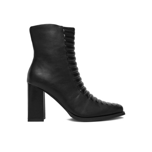 DeeZee Botki 7366 5-BLACK PU Czarny ze sklepu MODIVO w kategorii Botki - zdjęcie 187565334