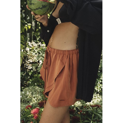 Cupro Ethereal Shorts - Copper ze sklepu Surf Inc w kategorii Szorty - zdjęcie 187565991