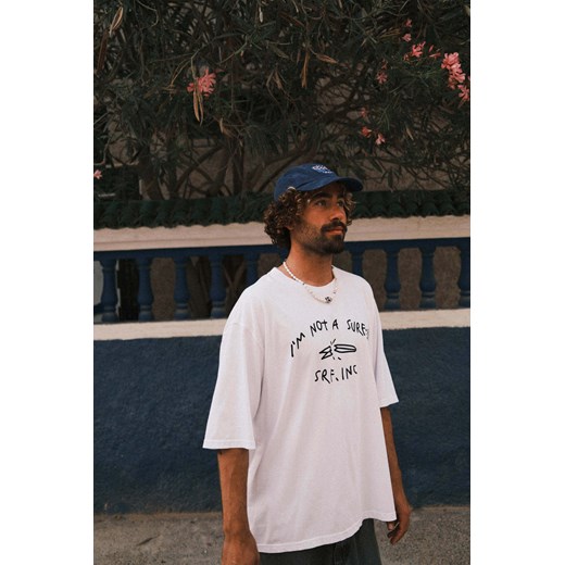 Surfer Box Tee - Paper White ze sklepu Surf Inc w kategorii T-shirty męskie - zdjęcie 187566254