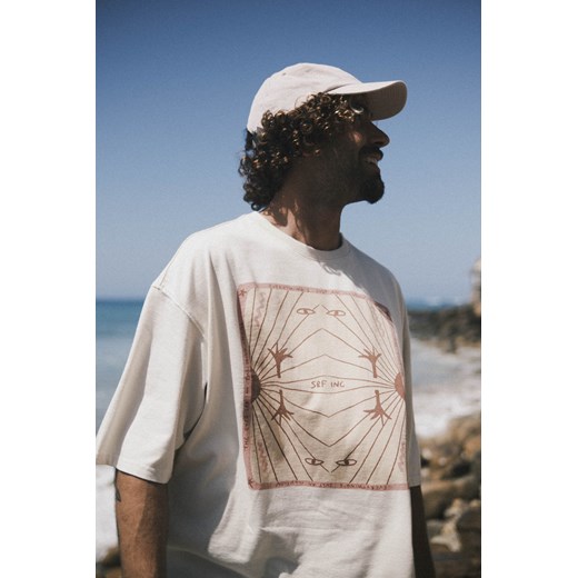 Illusion Box Tee - Super Natural ze sklepu Surf Inc w kategorii T-shirty męskie - zdjęcie 187566282