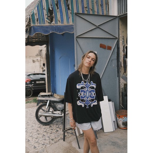 Balance Box Tee - Acid Black ze sklepu Surf Inc w kategorii Bluzki damskie - zdjęcie 187566292