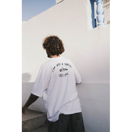 I’m Not A Surfer Tee - Paper White ze sklepu Surf Inc w kategorii T-shirty męskie - zdjęcie 187566341