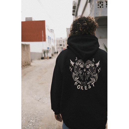 Forest Hoodie - Space Black ze sklepu Surf Inc w kategorii Bluzy męskie - zdjęcie 187566522