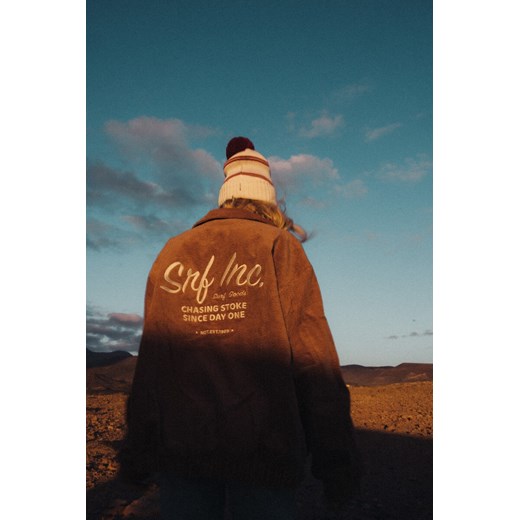 Cord Baseball Jacket - Toffee ze sklepu Surf Inc w kategorii Kurtki damskie - zdjęcie 187566540